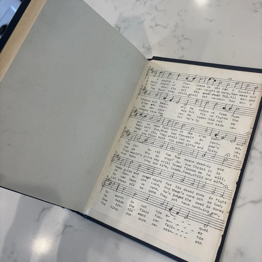 VINTAGE- The Lutheran Hymnal 1941 Concordia Publishing Blue Hard Cover